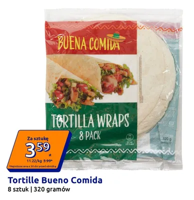 Tortille Bueno Comida 8-pak promocja w Action