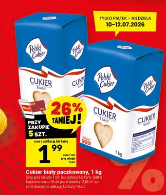 Cukier biały paczkowany Polski Cukier promocja w Twój Market
