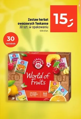 Zestaw herbat owocowych 30 szt. w opakowaniu promocja w Dealz