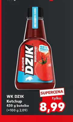 Ketchup WK Dzik promocja w Kaufland
