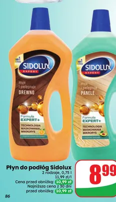 Płyn do podłóg Sidolux panele promocja w Dino