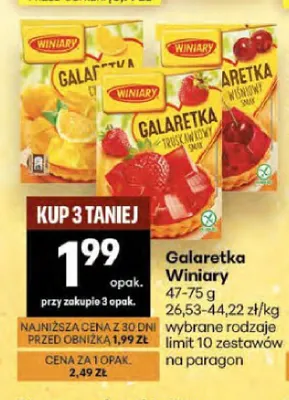 Galaretka Winiary promocja w Delikatesy Centrum