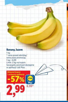 Banany promocja w Lidl