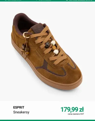 Sneakersy Esprit promocja w Deichmann