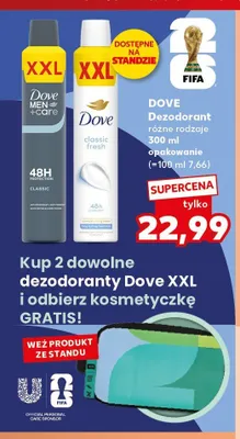 Dezodorant damski Dove Classic Fresh XXL promocja w Kaufland