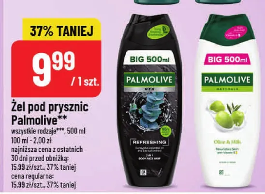 Żel pod prysznic Palmolive Naturals Olive & Milk promocja w POLOmarket