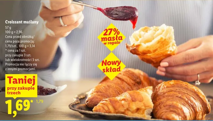 Croissant maślany promocja w Lidl