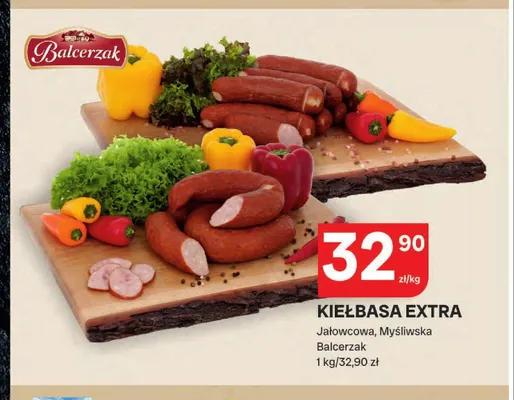 Kiełbasa extra jałowcowa Balcerzak promocja w Chorten