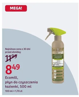 Płyn do czyszczenia łazienki Ecomill, 500 ml promocja w Rossmann