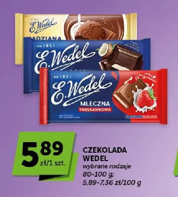Czekolada E.Wedel promocja w Euro Sklep