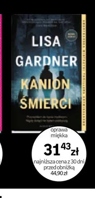 Książka Kanion śmierci Lisa Gardner oprawa miękka promocja w Empik