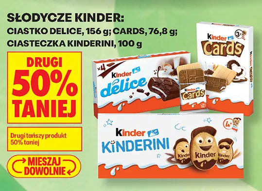 Ciastko Kinder Delice promocja w Biedronka