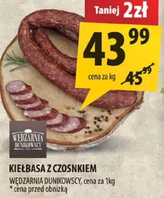 Kiełbasa z czosnkiem promocja w Arhelan