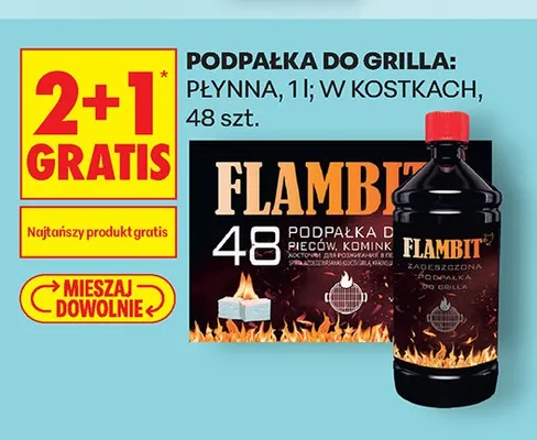 Podpałka grilla Flambit promocja w Biedronka