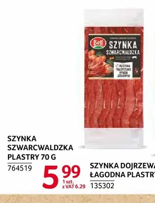 Szynka szwarcwaldzka plastry Bell promocja w Selgros