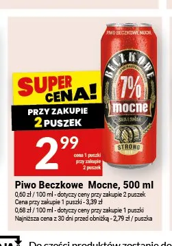 Piwo Beczkowe Mocne 500ml promocja w Twój Market