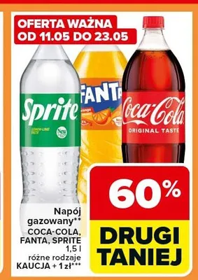 Napój gazowany Coca-Cola 1,5l promocja w Carrefour Express