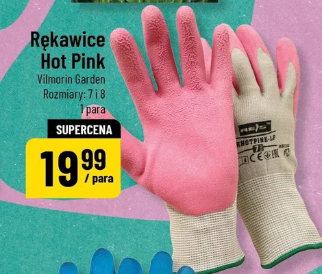 Rękawice Hot Pink rozmiary: 7 i 8 promocja w POLOmarket