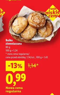 Bułka ziemniaczana promocja w Lidl
