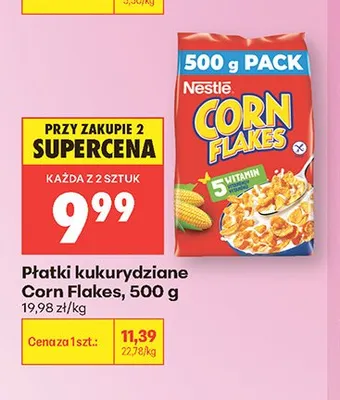 Płatki kukurydziane Corn Flakes promocja w Biedronka
