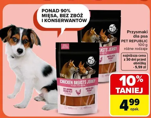 Przysmaki dla psa różne rodzaje promocja w Carrefour