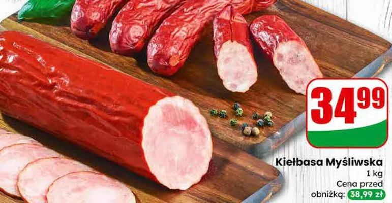 Kiełbasa Myśliwska promocja w Dino