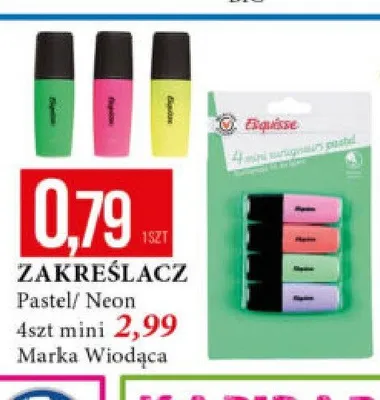 Zakreślacz Pastel Neon Marka Wiodąca promocja w Leclerc