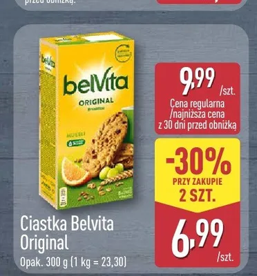 Ciastka Belvita Original promocja w Aldi