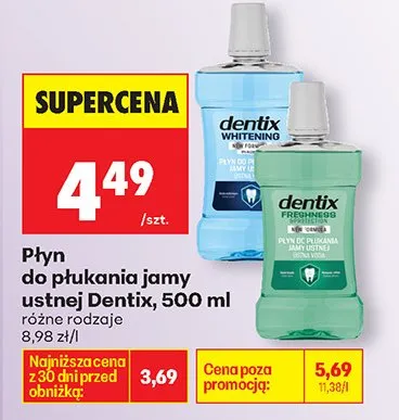 Płyn do płukania jamy ustnej różne rodzaje promocja w Biedronka