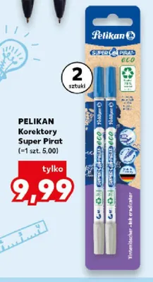 Korektory Super Pirat Pelikan 2-pak promocja w Kaufland