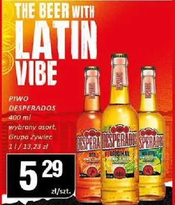 Piwo Desperados promocja w Chorten