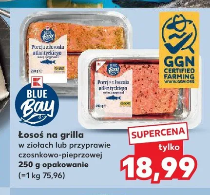 Łosoś na grilla w ziołach Blue Bay promocja w Kaufland