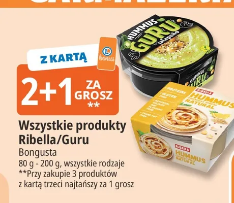 Hummus Guru Jalapeno promocja w Leclerc