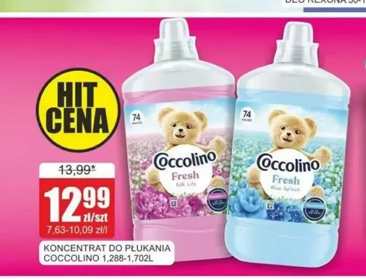 Koncentrat do płukania Coccolino Fresh Blue Splash promocja w Bingo