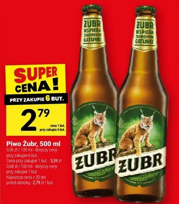 Piwo Żubr promocja w Twój Market