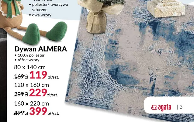 Dywan Almera 80x140 cm promocja w Salony Agata