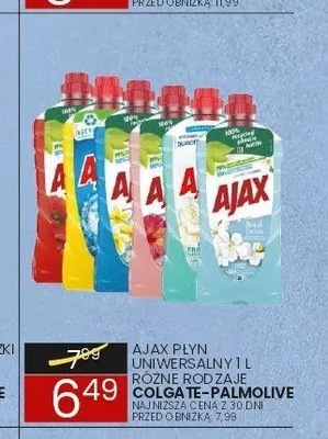 Płyn uniwersalny Ajax promocja w Wafelek