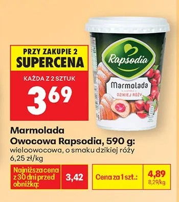Marmolada wieloowocowa promocja w Biedronka