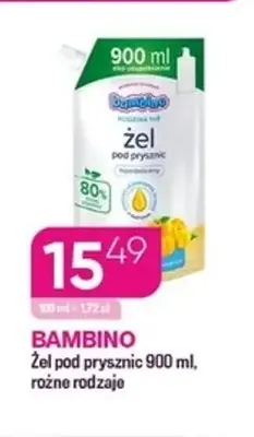 Żel pod prysznic Bambino promocja w Drogerie Koliber