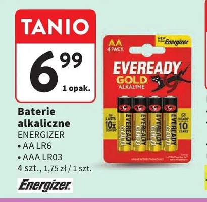 Baterie alkaliczne Energizer promocja w Intermarche