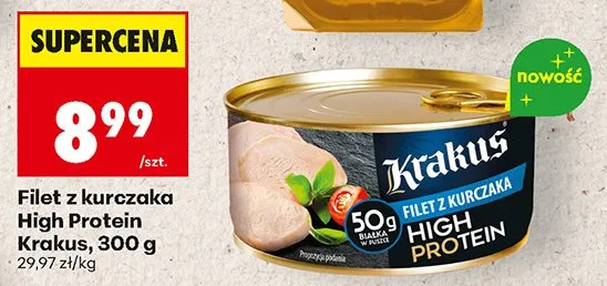Filet z kurczaka High Protein 300 g promocja w Biedronka
