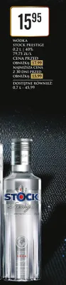 Wódka Stock Prestige promocja w Dino
