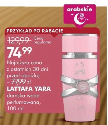 Perfumy damska woda perfumowana Yara promocja w Super-Pharm