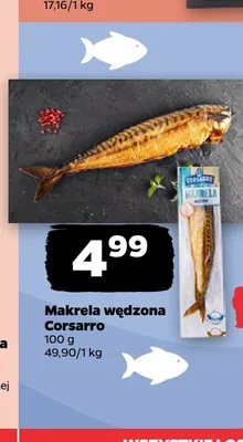 Makrela wędzona Corsarro promocja w Netto