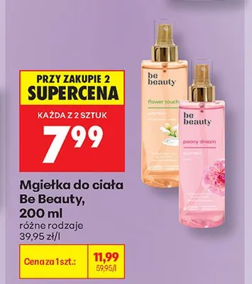 Mgiełka do ciała Be Beauty Flower Touch promocja w Biedronka