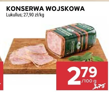 Konserwa wojskowa promocja w Stokrotka