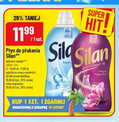 Płyn do płukania Silan Aromatherapy Magic Magnolia promocja w POLOmarket