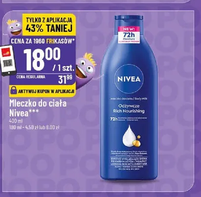 Mleczko do ciała Nivea promocja w POLOmarket