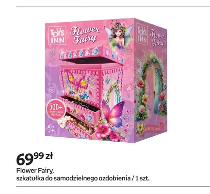 Szkatułka do samodzielnego ozdobienia Toys Inn Flower Fairy promocja w Empik