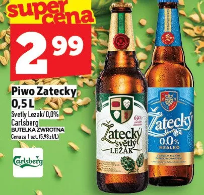 Piwo Żatecky 0,5l promocja w TOPAZ